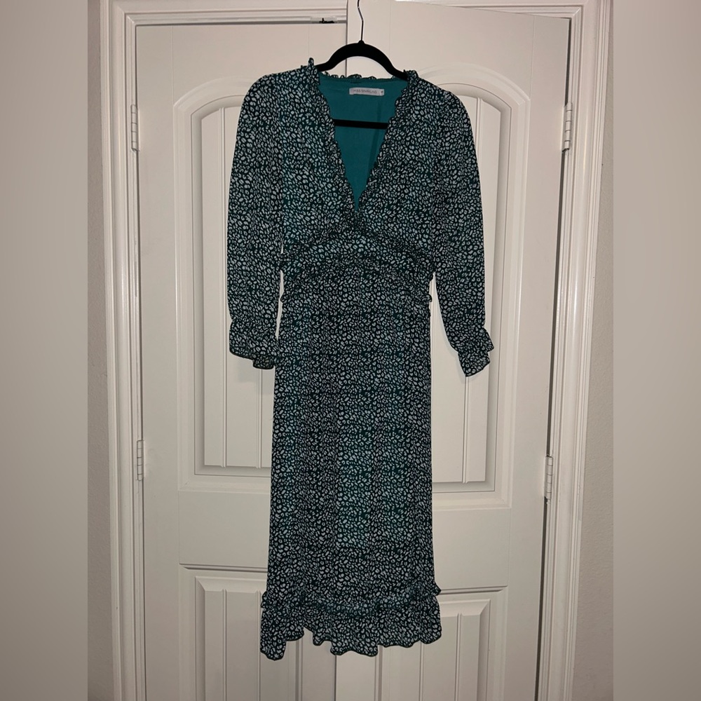 Emerald Printed Dress